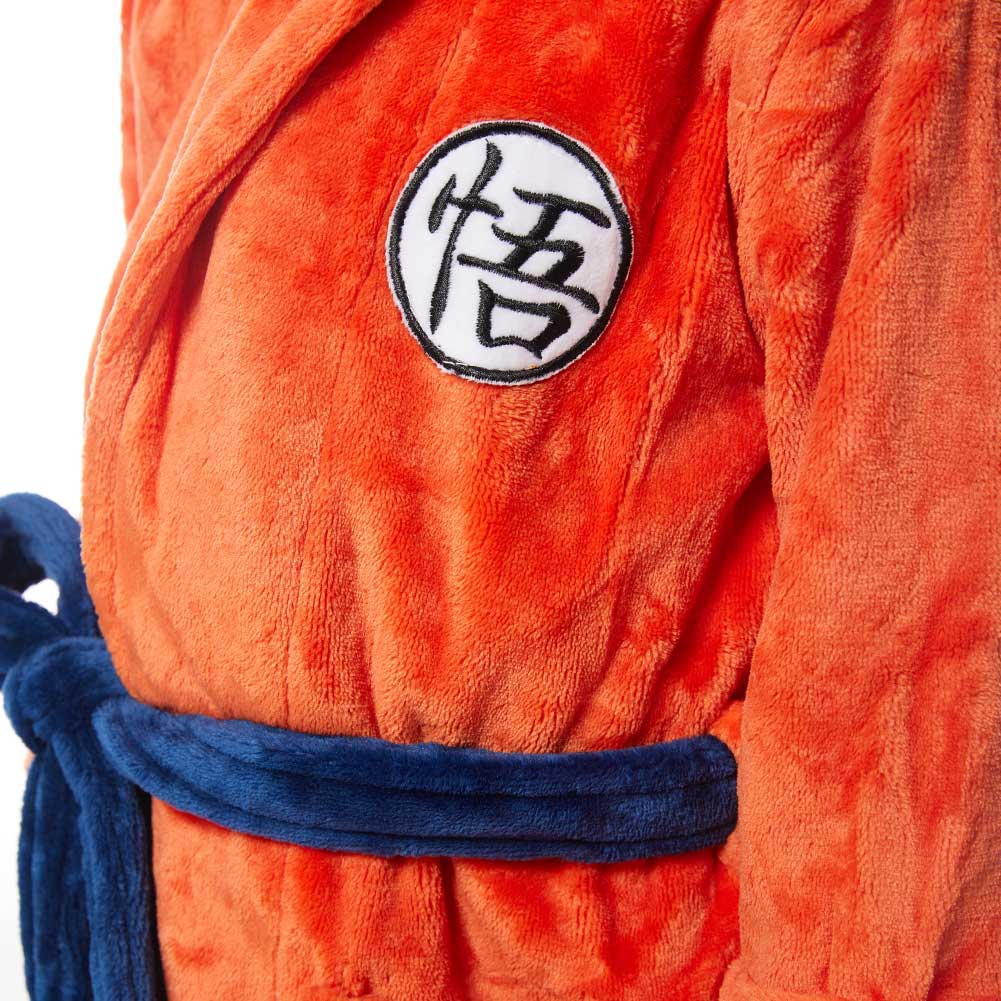 Guko Robe Mens Kids Bathrobe Dragon Ball Son Goku Outfit Pattern Plush Robe For ...