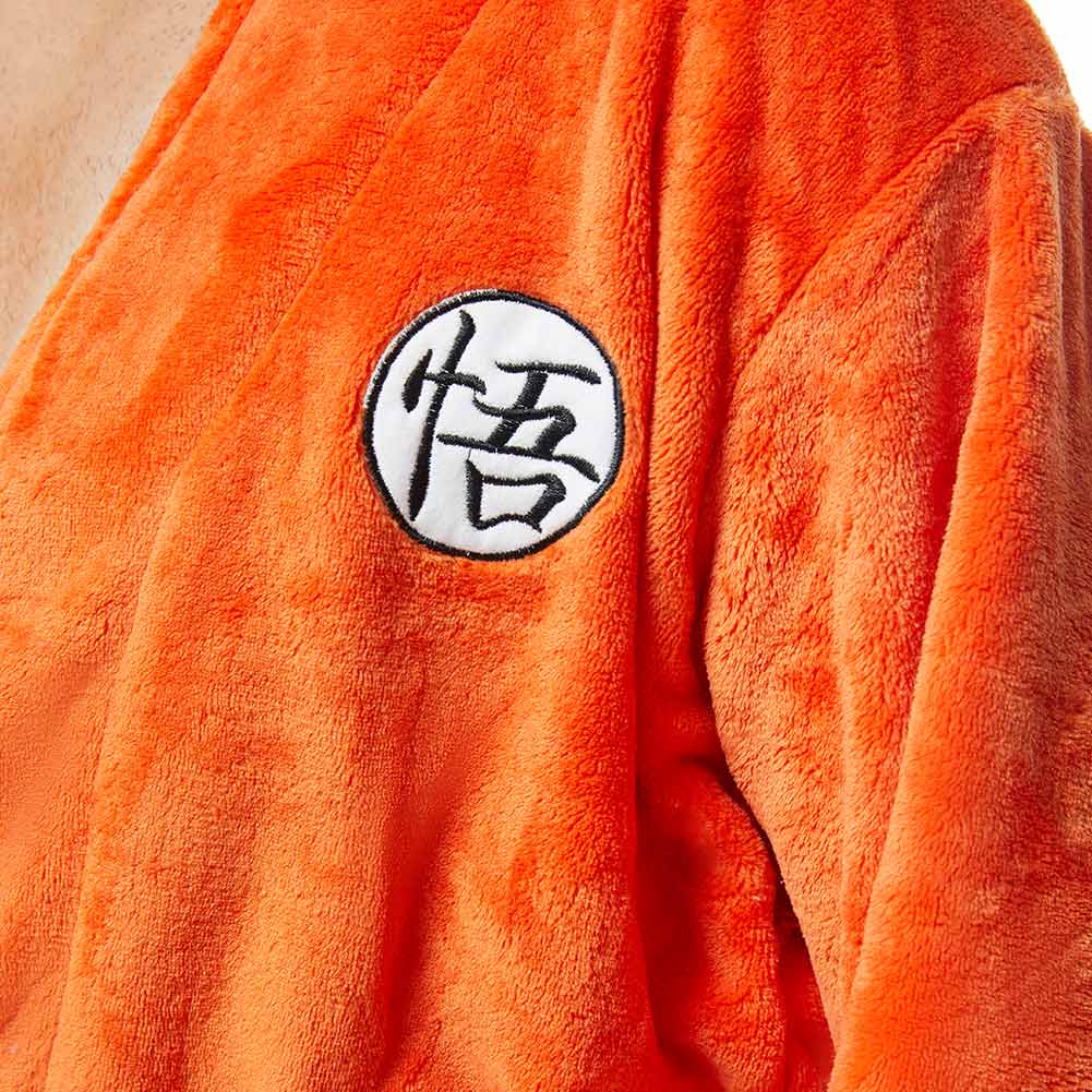 Guko Robe Mens Kids Bathrobe Dragon Ball Son Goku Outfit Pattern Plush Robe For ...