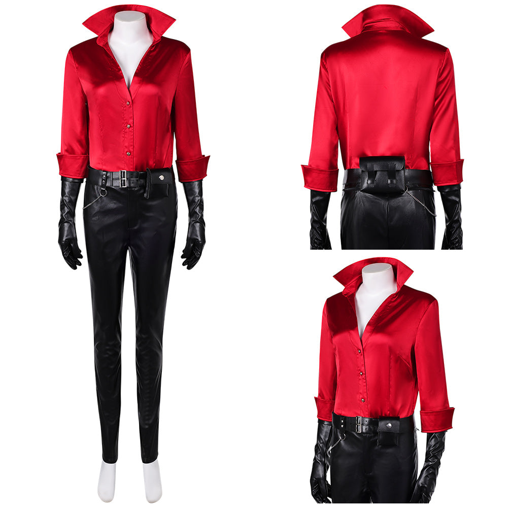 Ada Wong Resident Evil red Cosplay Costume Outfits