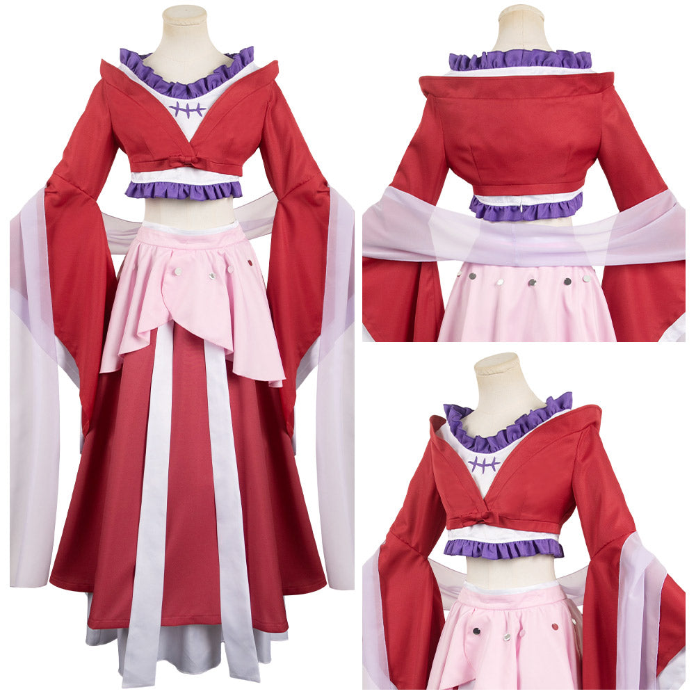 Anime Apothecary Diaries Maomao red Hanfu Cosplay Costume Outfits