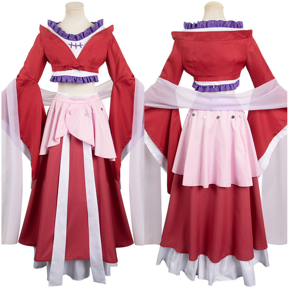 Anime Apothecary Diaries Maomao red Hanfu Cosplay Costume Outfits