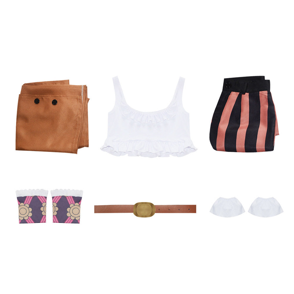 Anime One Piece Jewelry Bonney Cosplay Costume Big Eater Outfits