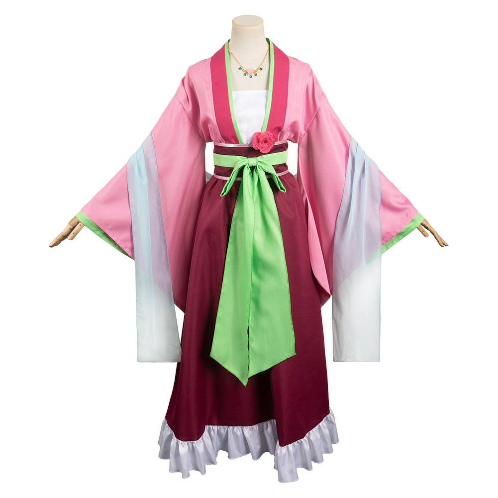 Anime The Apothecary Diaries Maomao Pink Hanfu Cosplay Costume