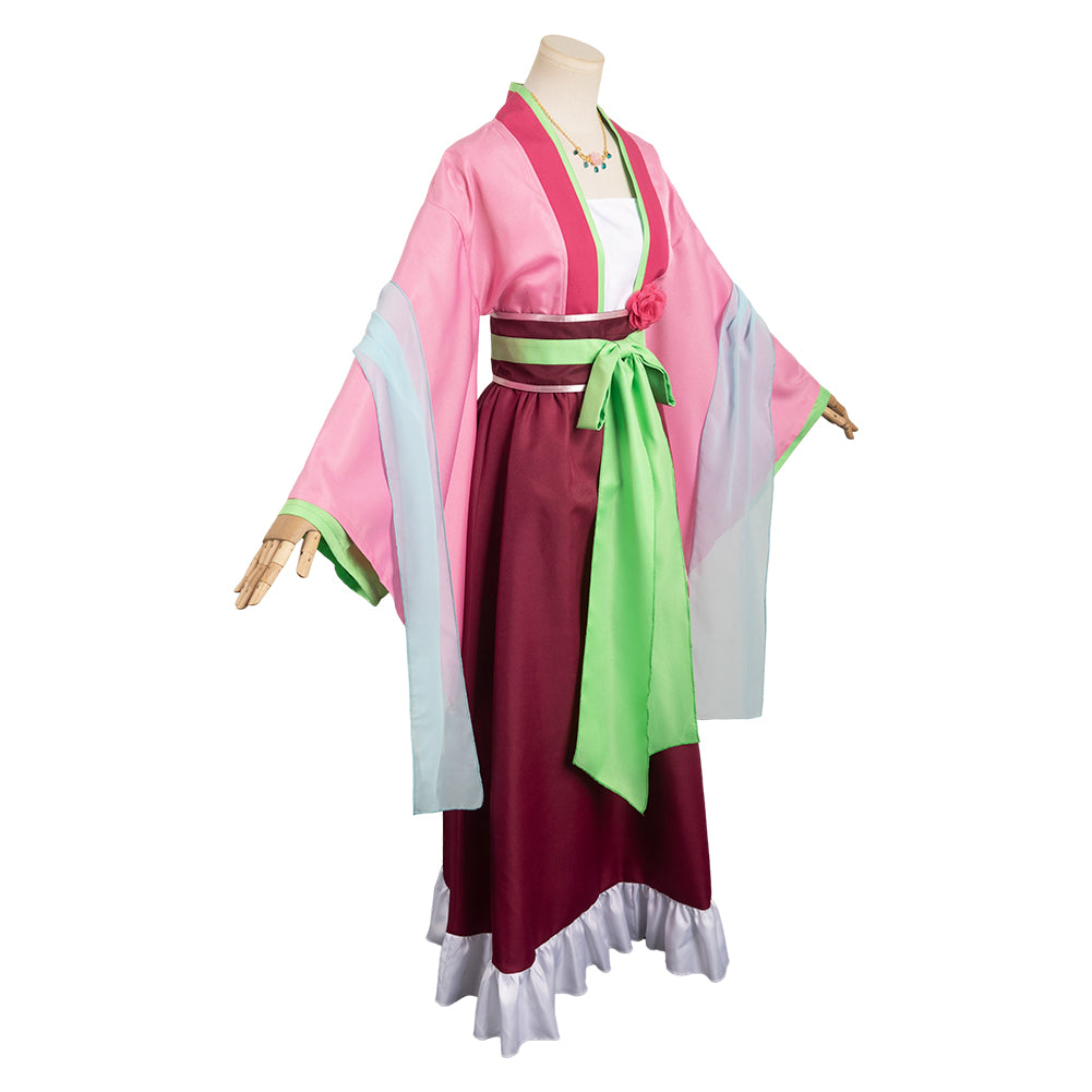 Anime The Apothecary Diaries Maomao Pink Hanfu Cosplay Costume