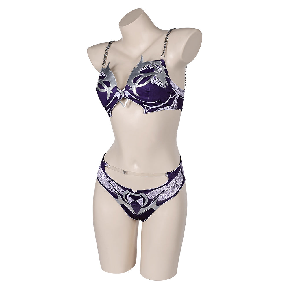 Baldur‘s Gate Shadowheart Swimsuit Bikini Cosplay Costume