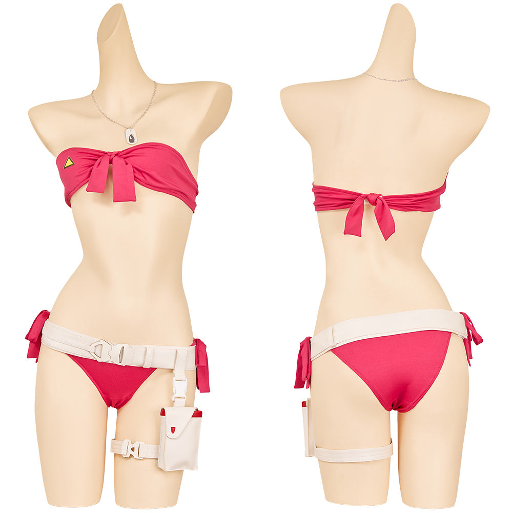 Cammy White Swimsuit Street Fighter Killer Bee Bikini Cosplay Outfits
