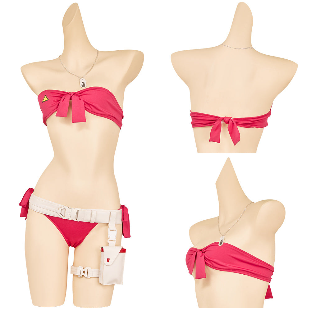 Cammy White Swimsuit Street Fighter Killer Bee Bikini Cosplay Outfits