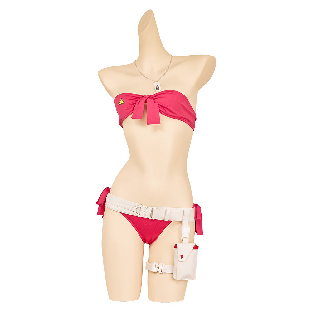 Cammy White Swimsuit Street Fighter Killer Bee Bikini Cosplay Outfits