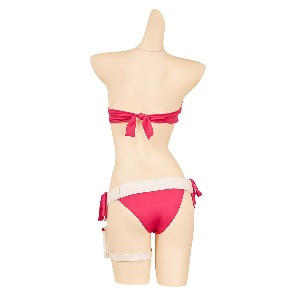 Cammy White Swimsuit Street Fighter Killer Bee Bikini Cosplay Outfits