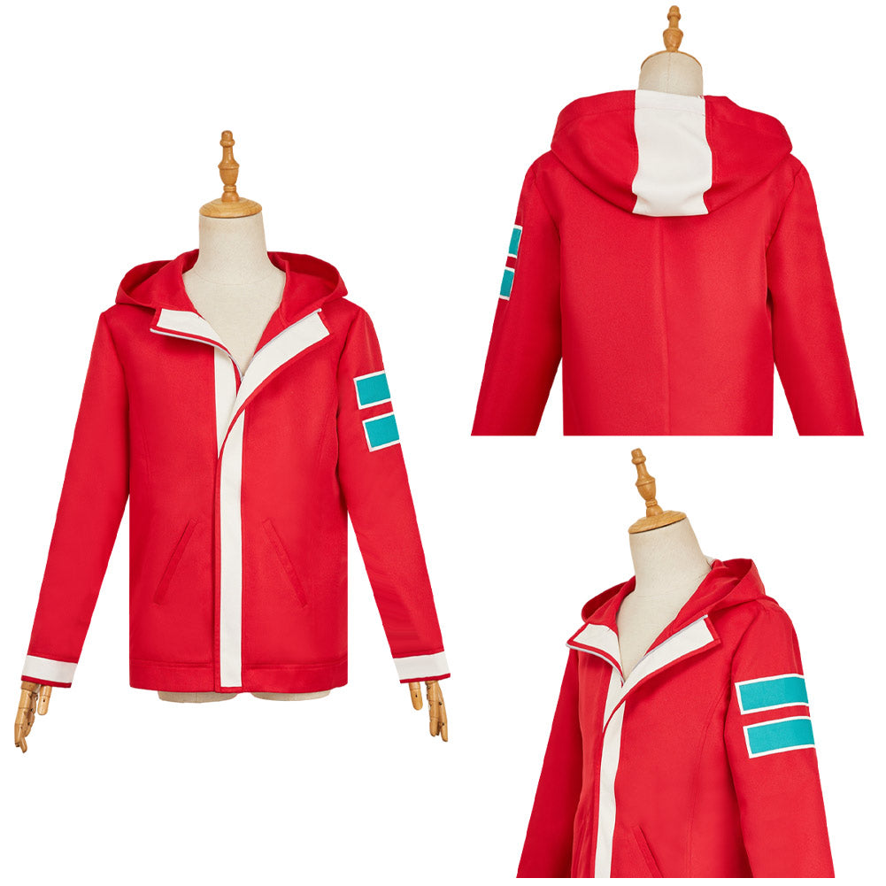 Dandadan Momo Ayase rote Jacket Cosplay Outfits