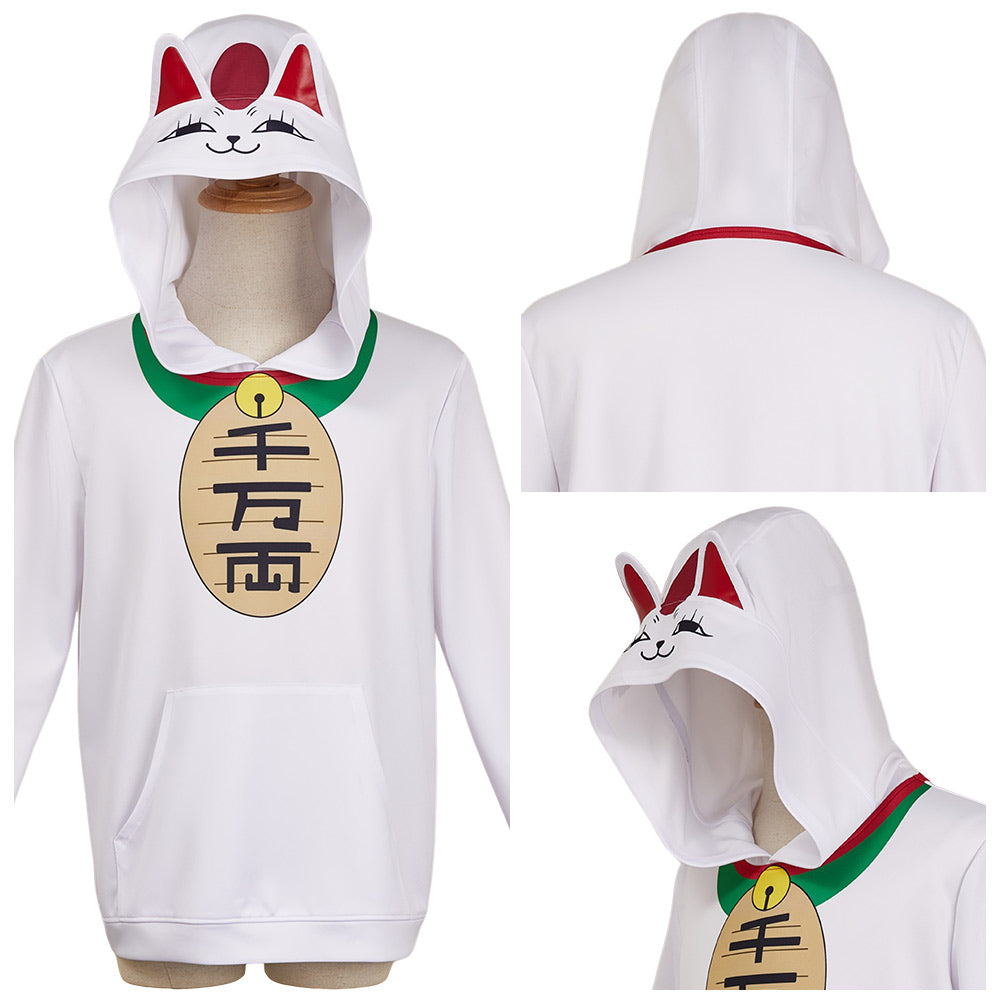 Dandadan Turbo Granny white Hoodie Granny Cosplay Outfits