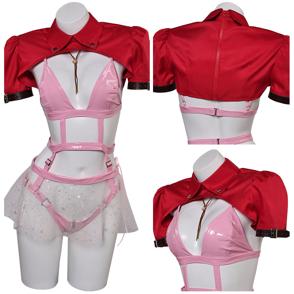 Final Fantasy Aerith Gainsborough Lingerie for Women Cosplay Costume Outfits