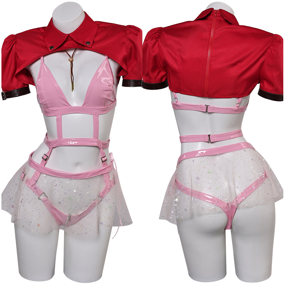 Final Fantasy Aerith Gainsborough Lingerie for Women Cosplay Costume Outfits