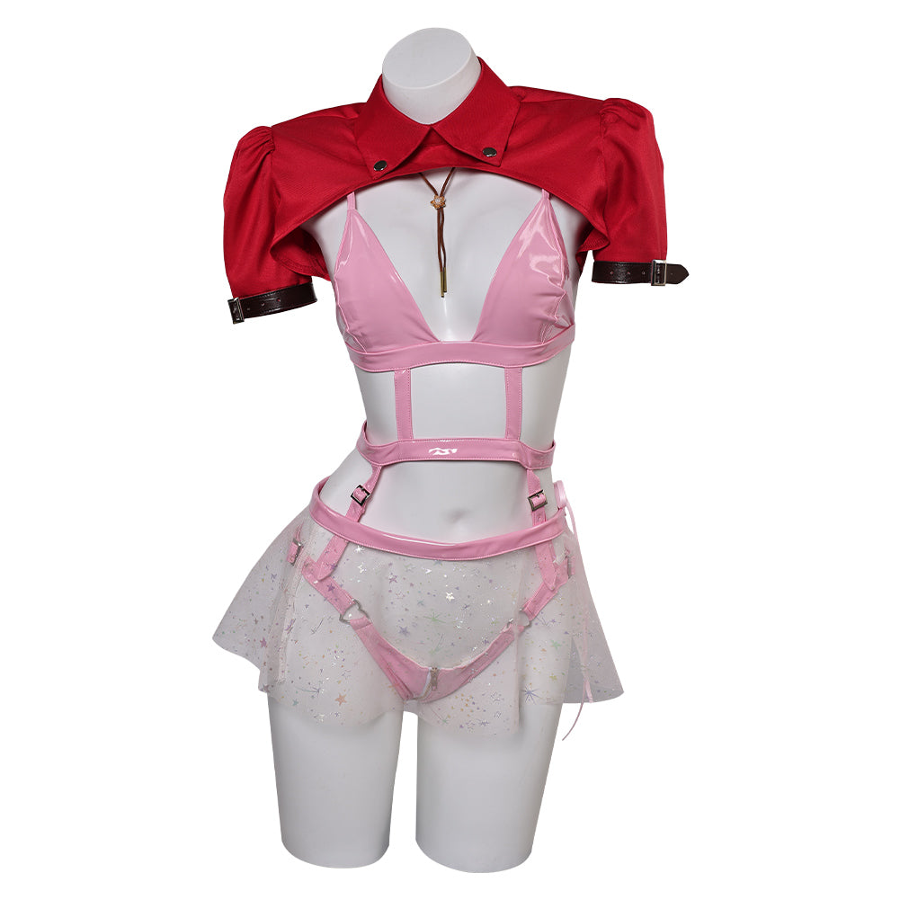 Final Fantasy Aerith Gainsborough Lingerie for Women Cosplay Costume Outfits