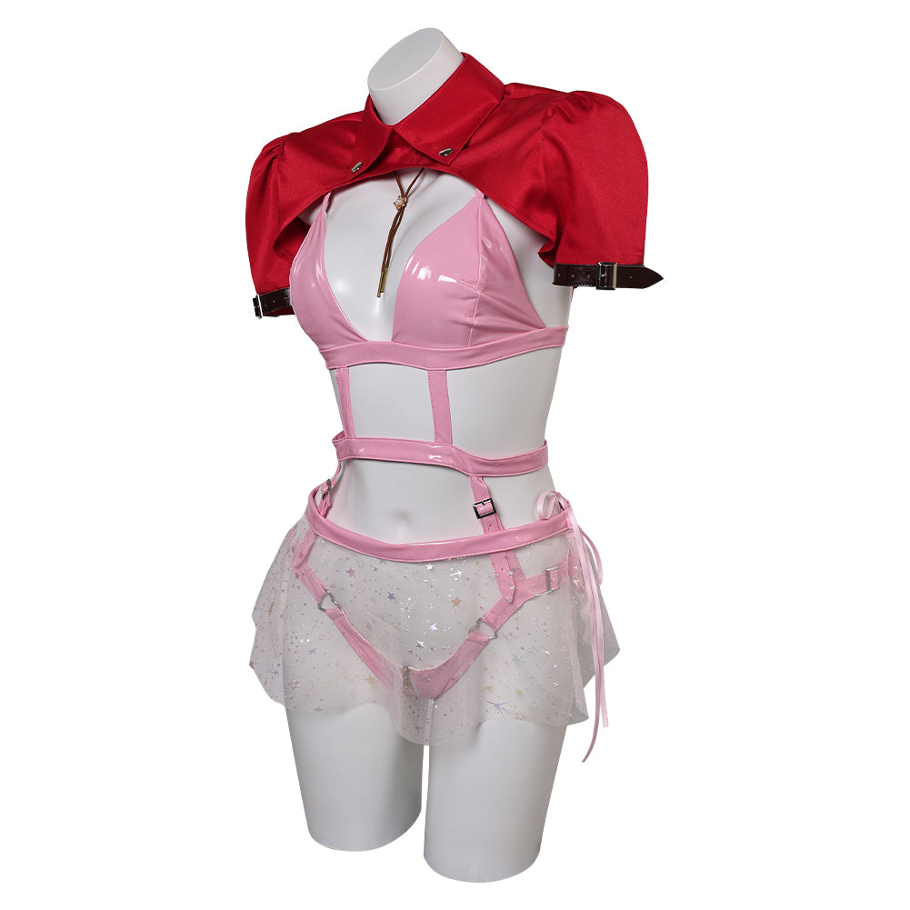 Final Fantasy Aerith Gainsborough Lingerie for Women Cosplay Costume Outfits