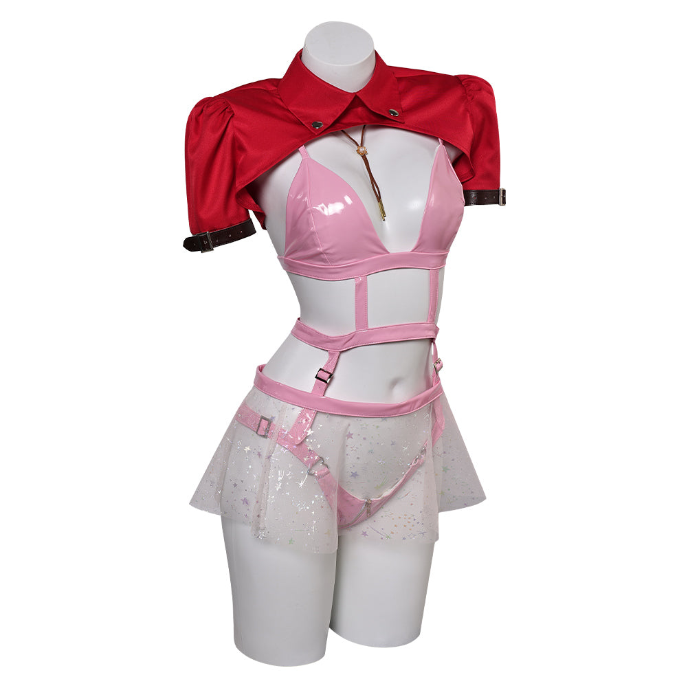 Final Fantasy Aerith Gainsborough Lingerie for Women Cosplay Costume Outfits