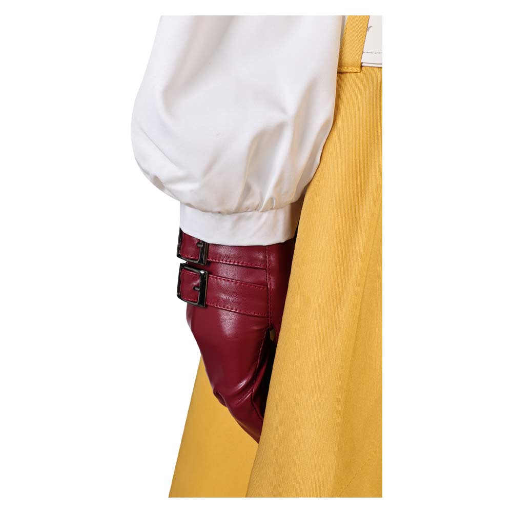 Final Fantasy Aerith Gainsborough yellow Dresss Cosplay Costume