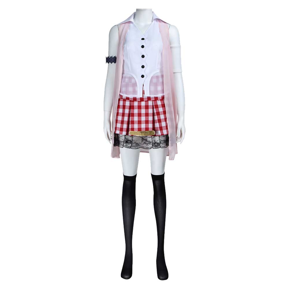 Final Fantasy Lightning Claire Farron Cosplay Costume Halloween Carnival Party Suit