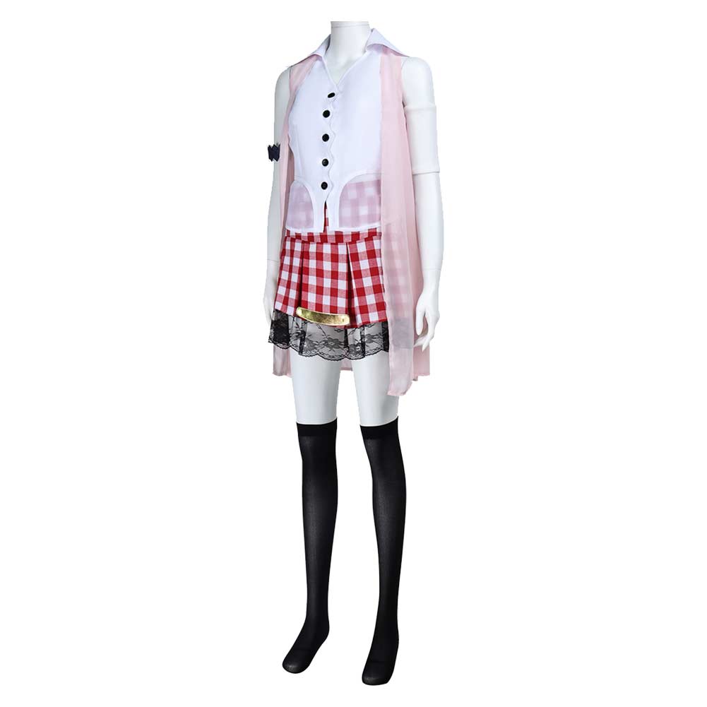 Final Fantasy Lightning Claire Farron Cosplay Costume Halloween Carnival Party Suit