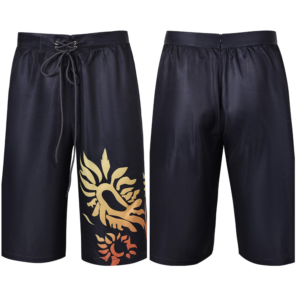 Final Fantasy Zack Fair Summer Shorts Cosplay Costume Outfits