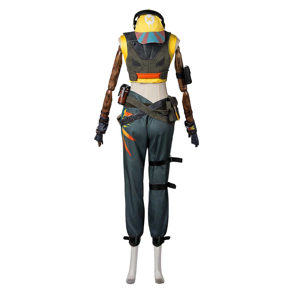 Game Valorant Raze Outfit Cosplay Costume