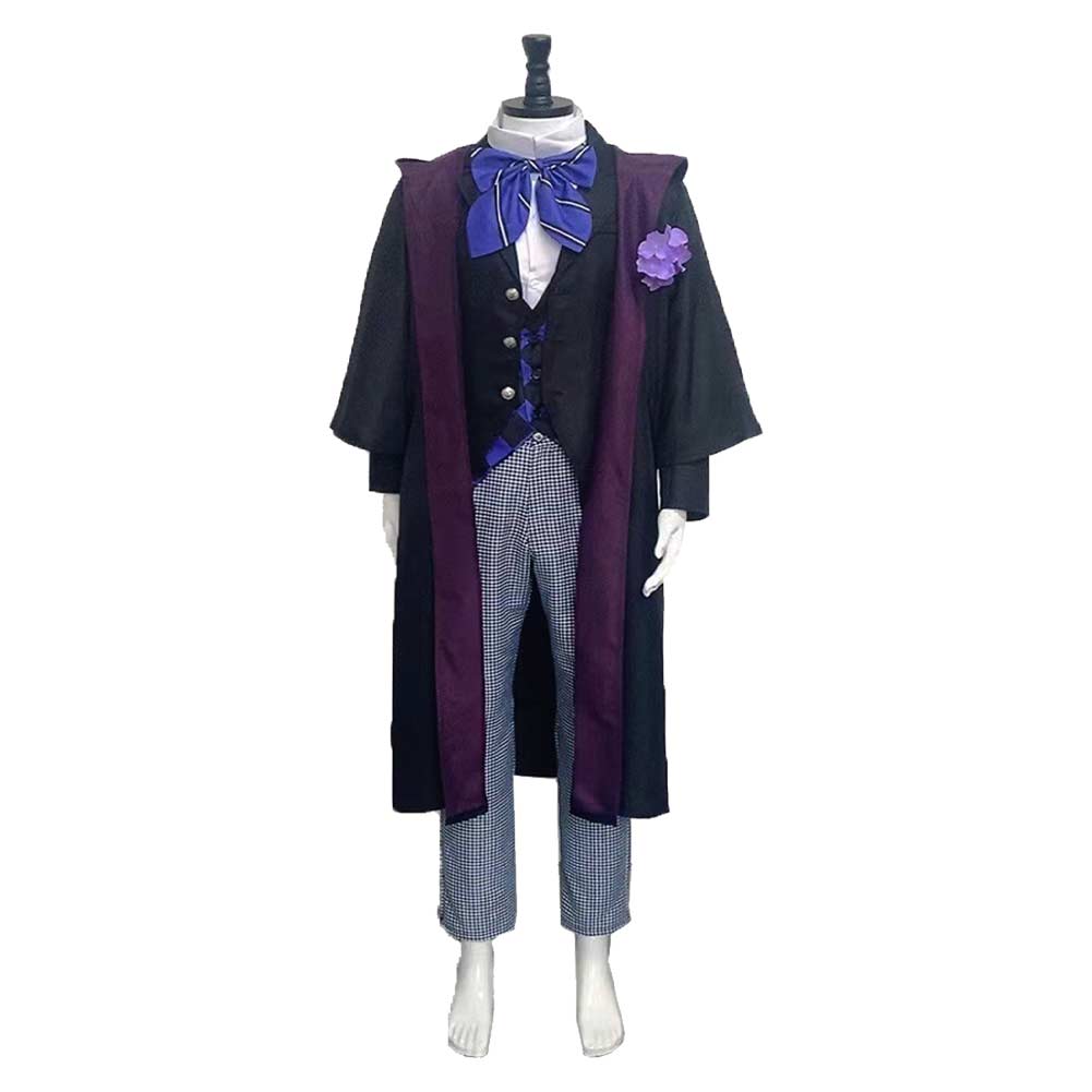 Gregory Violet Cosplay Costume  Kuroshitsuji Gregory Outfits