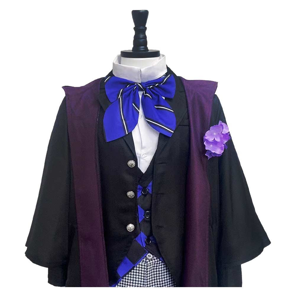 Gregory Violet Cosplay Costume  Kuroshitsuji Gregory Outfits