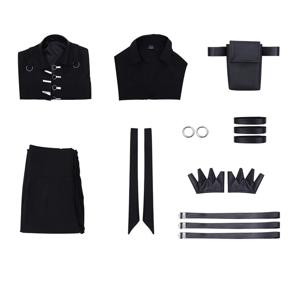Tamon Face Group FACE Tamon Fukuhara black Outfit Tamon's B-Side Tamon Cosplay Co ...