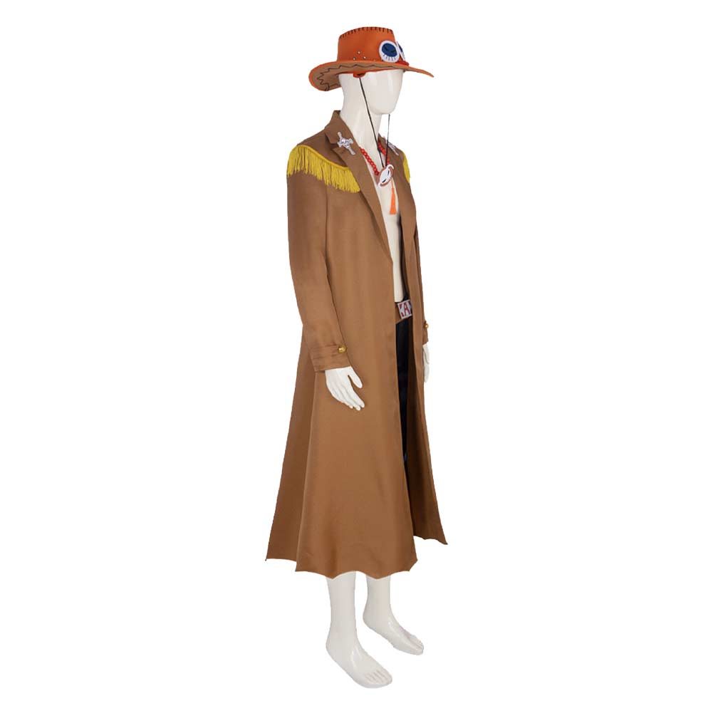 One Piece Portgas D. Ace/History Cosplay Costume Outfits 