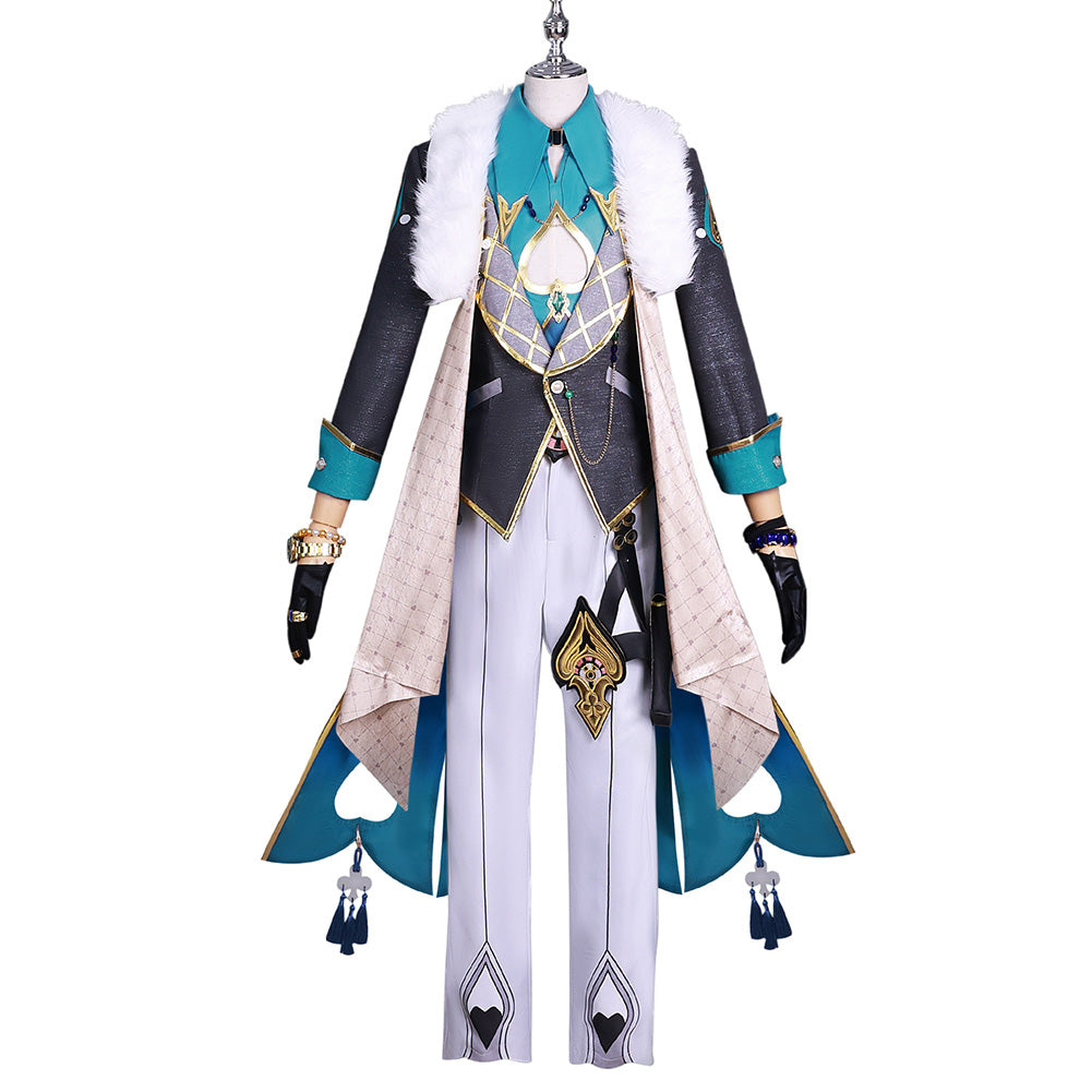 Honkai: Star Rail Aventurine Cosplay Costume Halloween Carnival Outfits