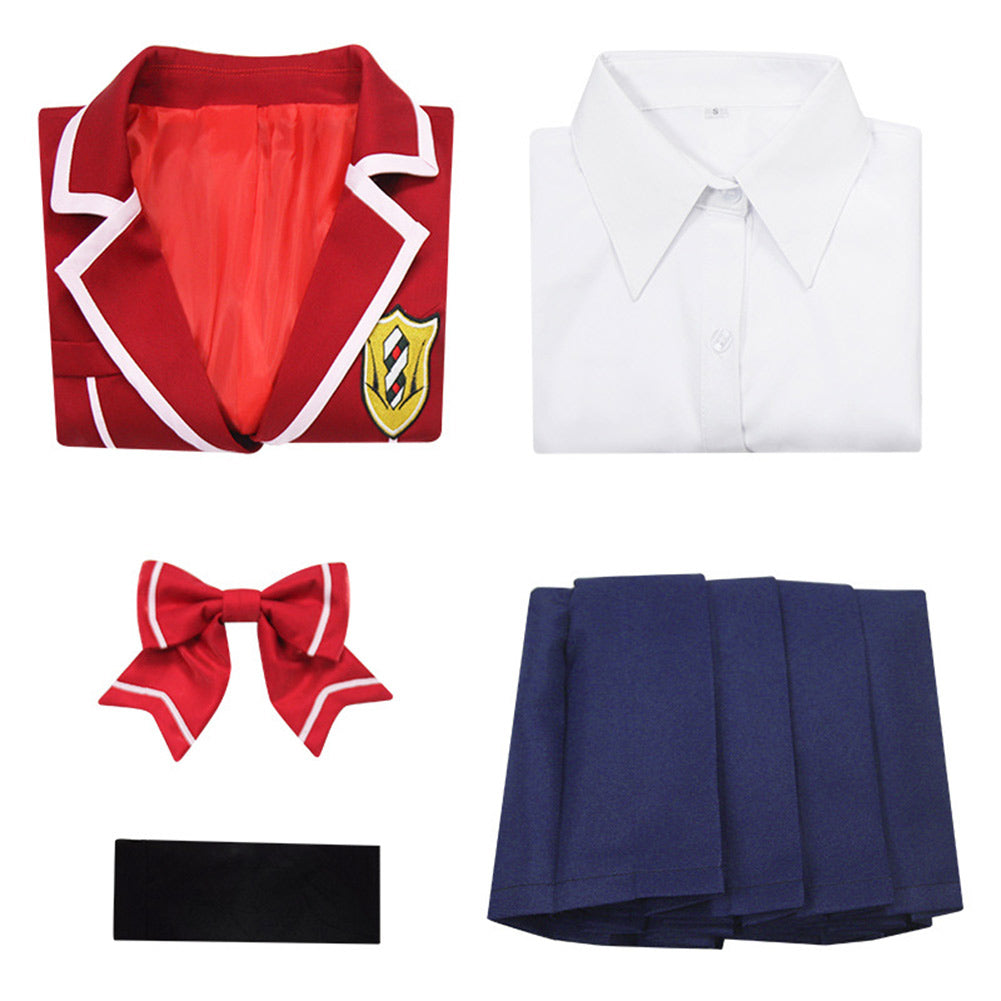 Inori Yuzuriha Guilty Crown Uniform Cosplay Costume Outfits