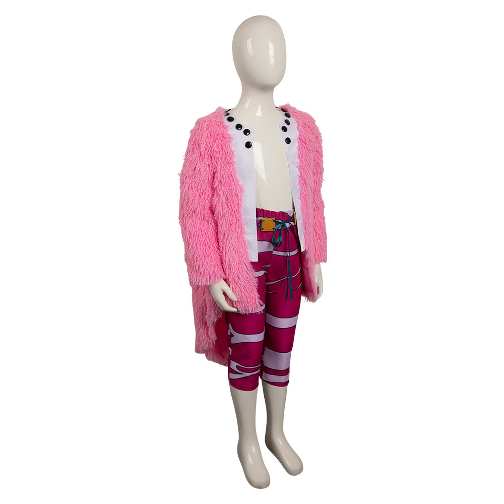 Kids Donquixote Doflamingo Cosplay Costume Outfits