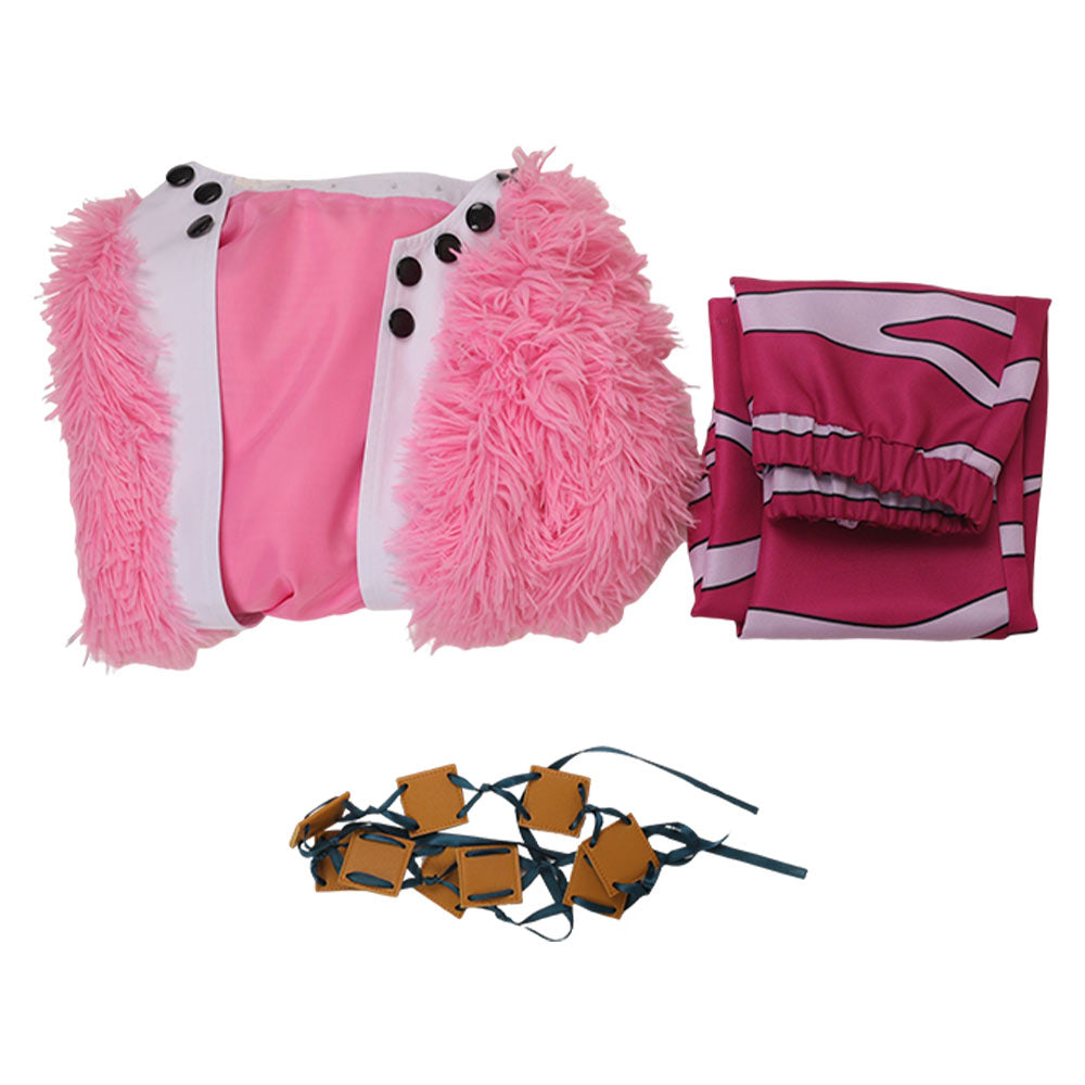 Kids Donquixote Doflamingo Cosplay Costume Outfits