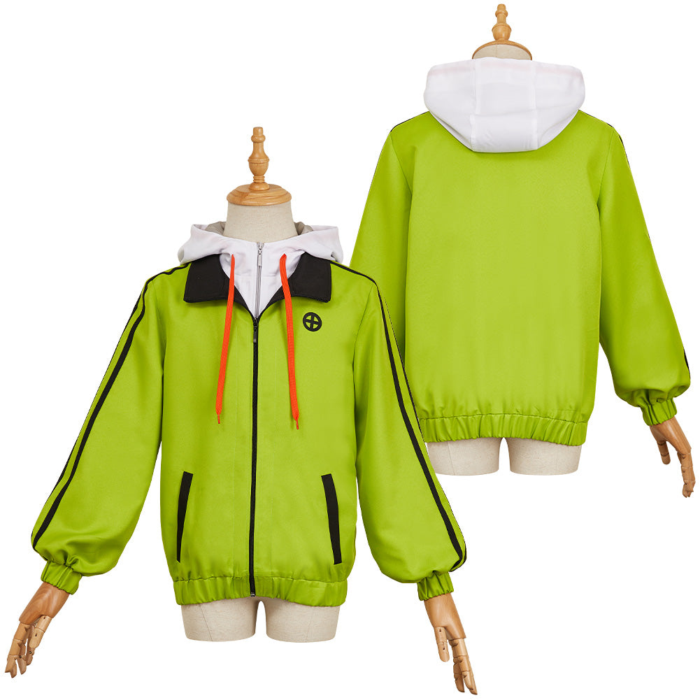 Medalist Tsukasa AKEURAJI green Jacket Cosplay Outfits