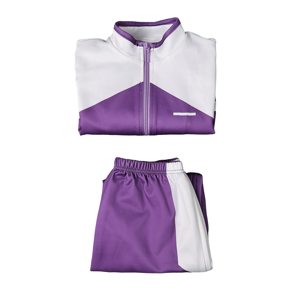 Mejiro McQueen Purple Sport Outfits Uma Musume Mejiro Cosplay Costume