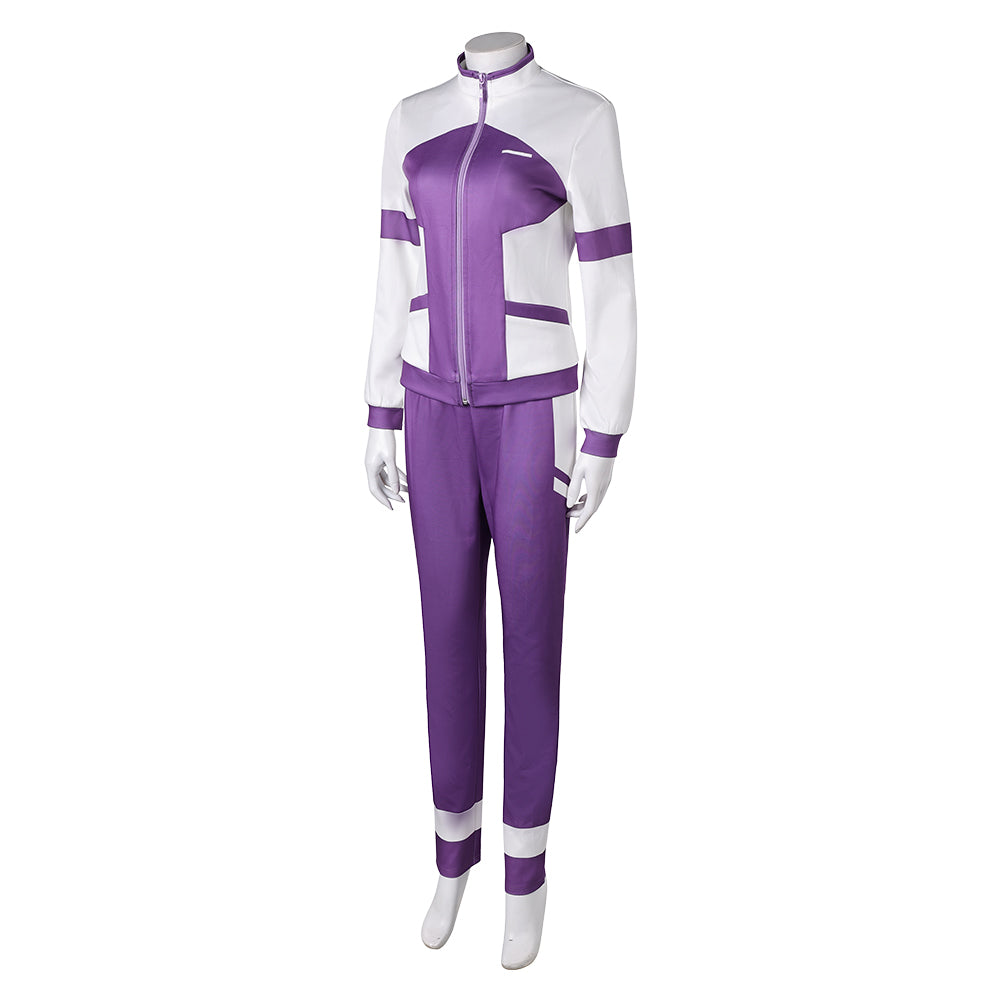 Mejiro McQueen Purple Sport Outfits Uma Musume Mejiro Cosplay Costume