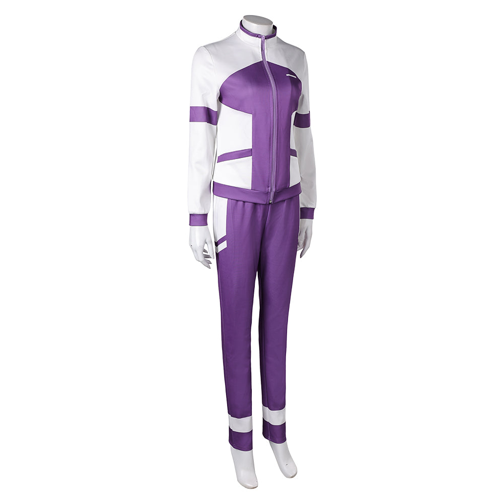 Mejiro McQueen Purple Sport Outfits Uma Musume Mejiro Cosplay Costume
