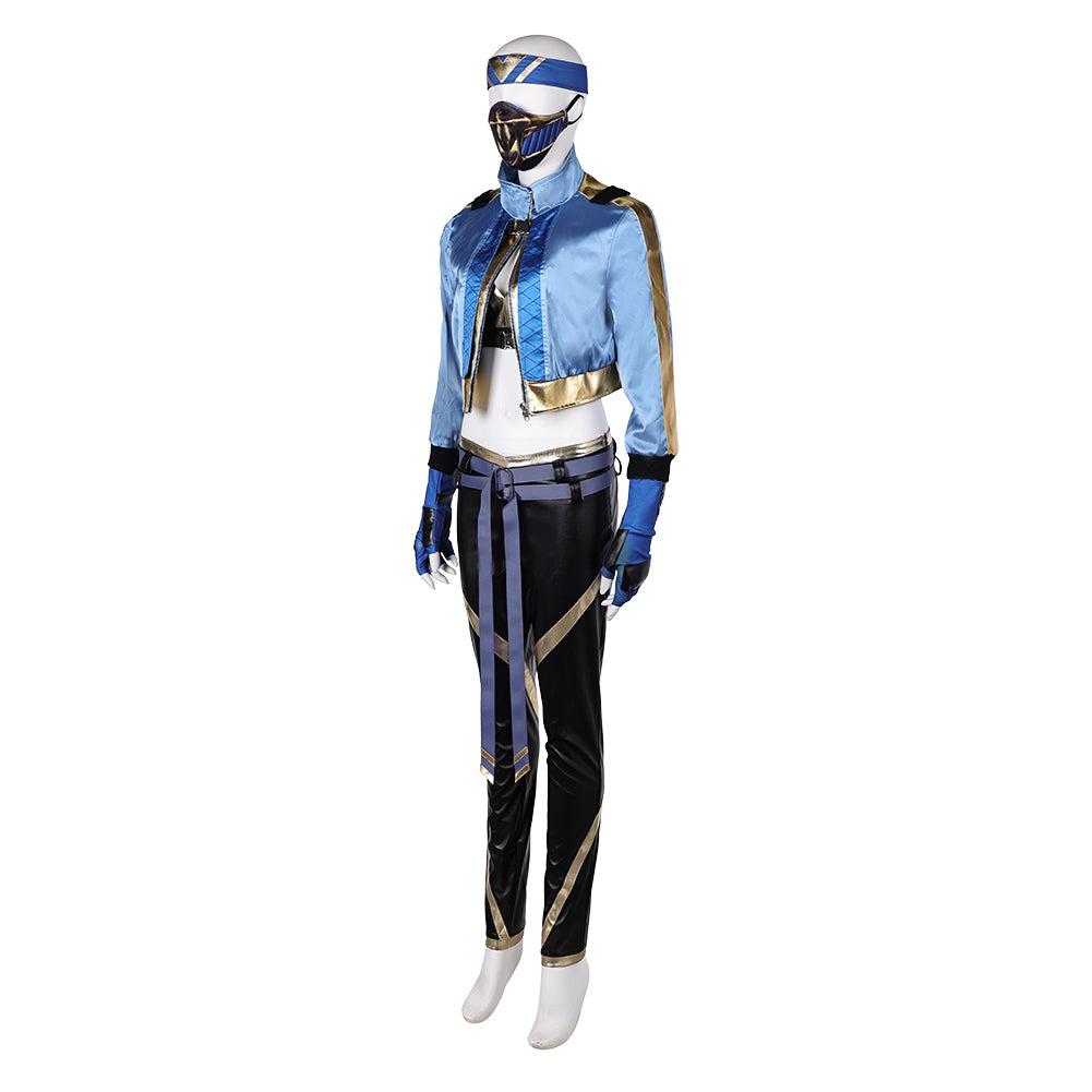 MK Kitana Costume SET Mortal Kombat Kitana Cosplay Costume 