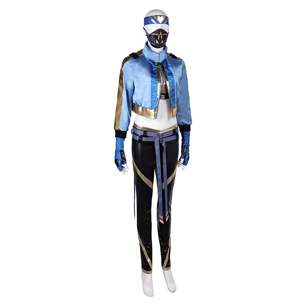 MK Kitana Costume SET Mortal Kombat Kitana Cosplay Costume 