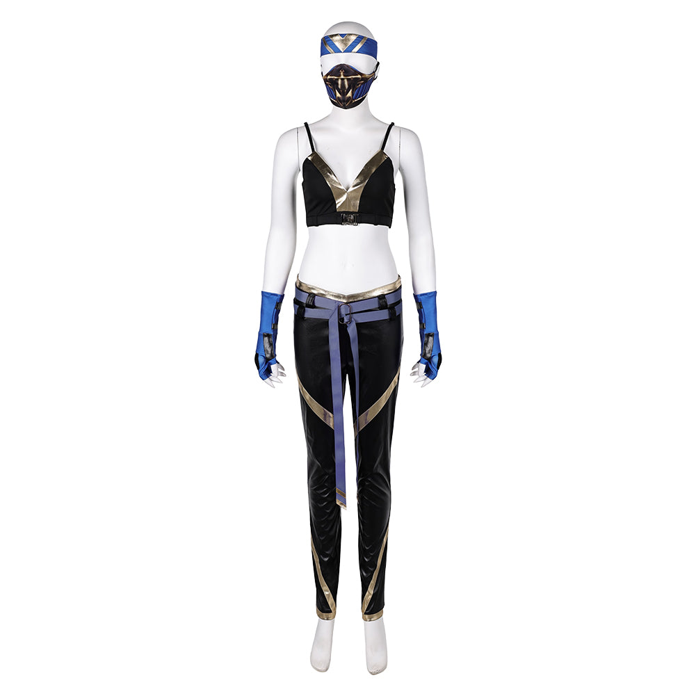 MK Kitana Costume SET Mortal Kombat Kitana Cosplay Costume 