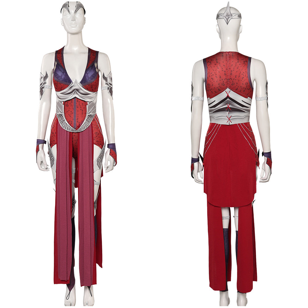 Mortal Kombat Nitara vampire who Cosplay Halloween Carnival Costume