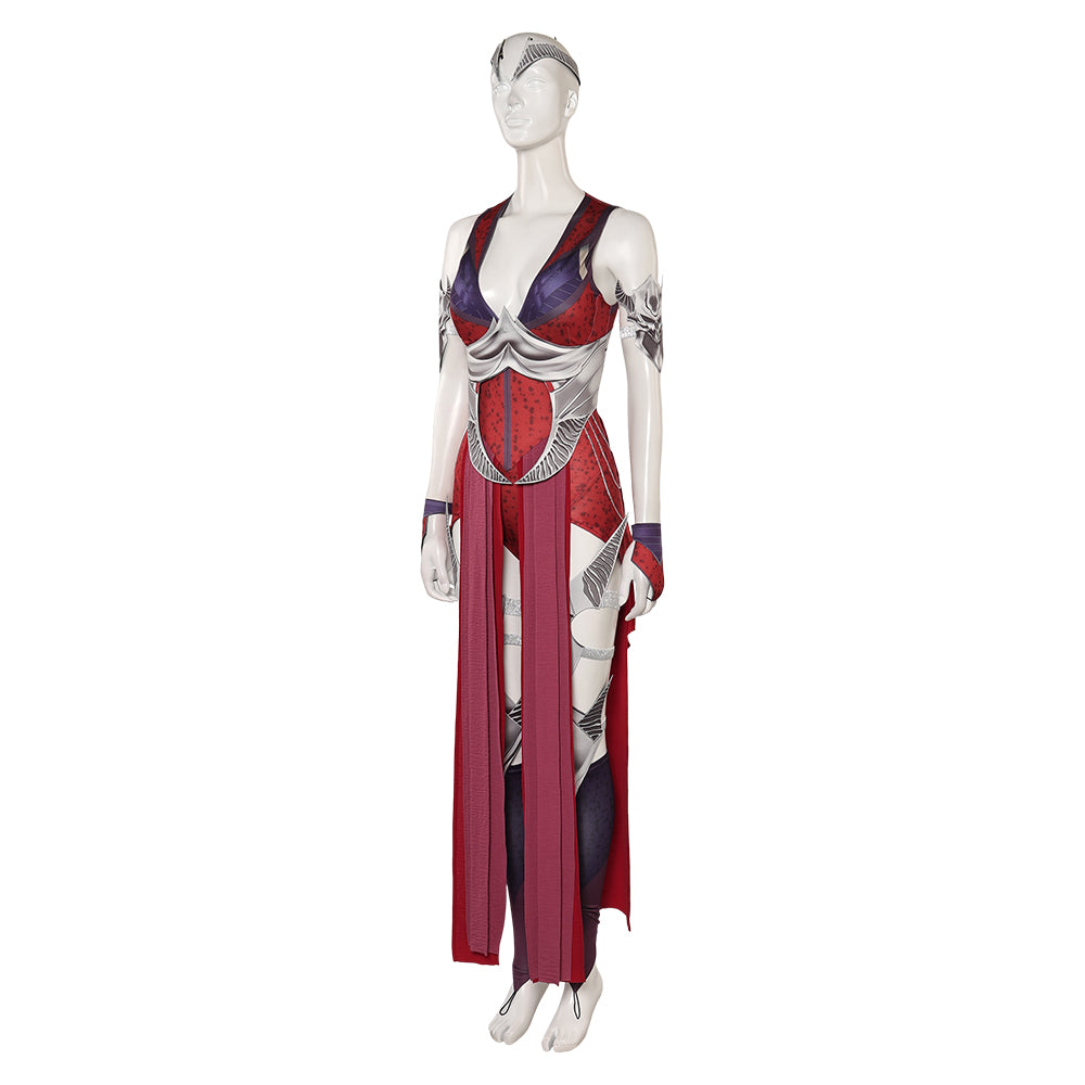 Mortal Kombat Nitara vampire who Cosplay Halloween Carnival Costume