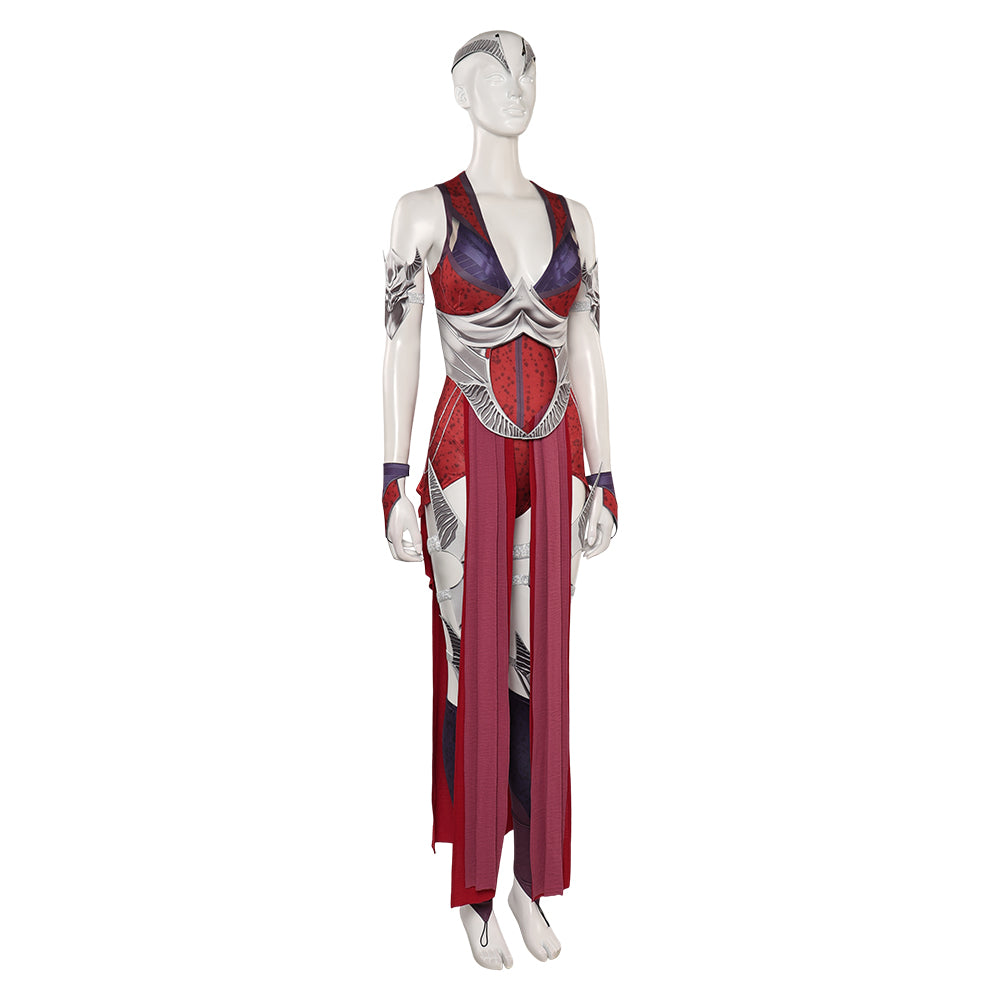 Mortal Kombat Nitara vampire who Cosplay Halloween Carnival Costume