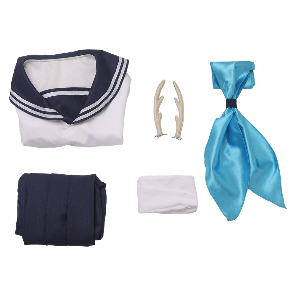 My Deer Friend Nokotan Noko Shikanoko Uniform Cosplay Outfits