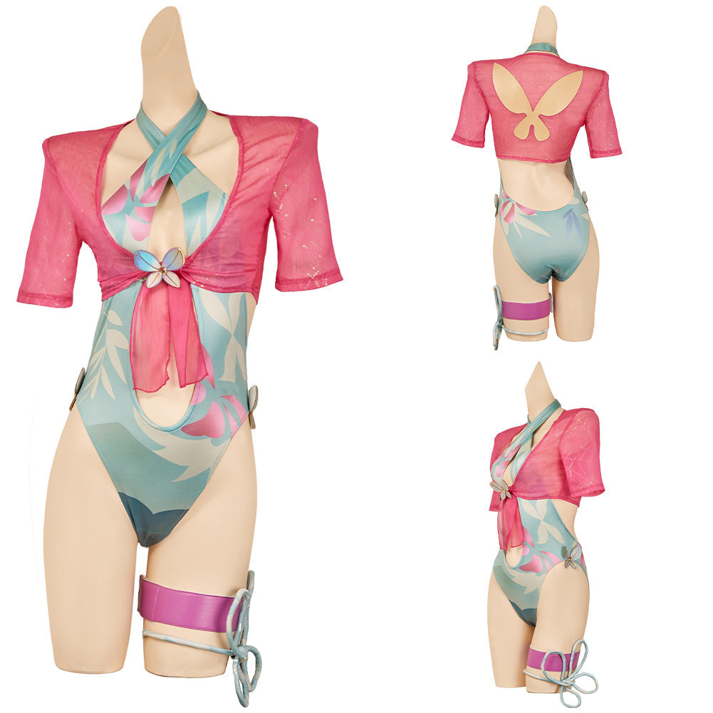 Psylocke Swimsuit Marvel Rivals Psylocke Cosplay Costume