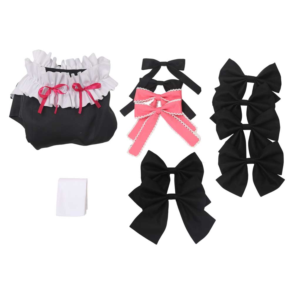 Puella Magi Madoka Magica Kaname Madoka black Dress Cosplay Costume Outfits