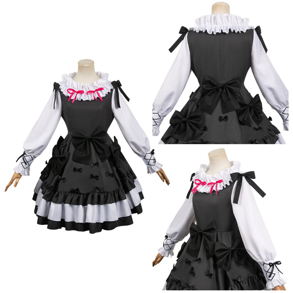 Puella Magi Madoka Magica Kaname Madoka black Dress Cosplay Costume Outfits