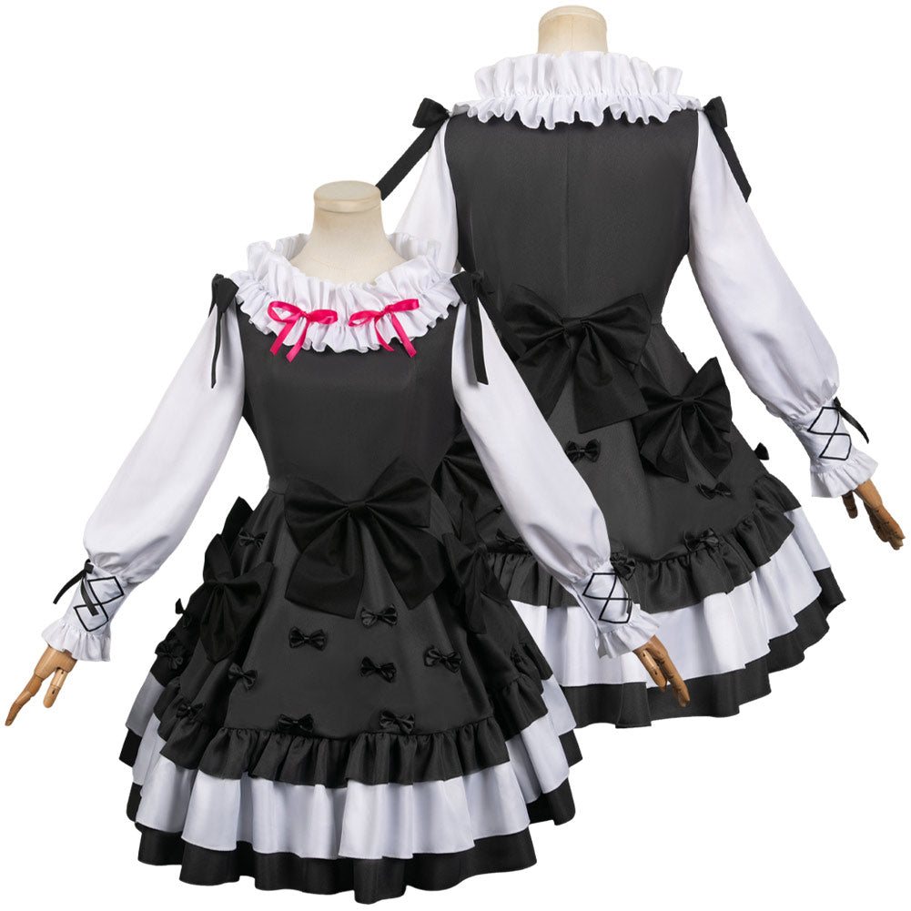 Puella Magi Madoka Magica Kaname Madoka black Dress Cosplay Costume Outfits