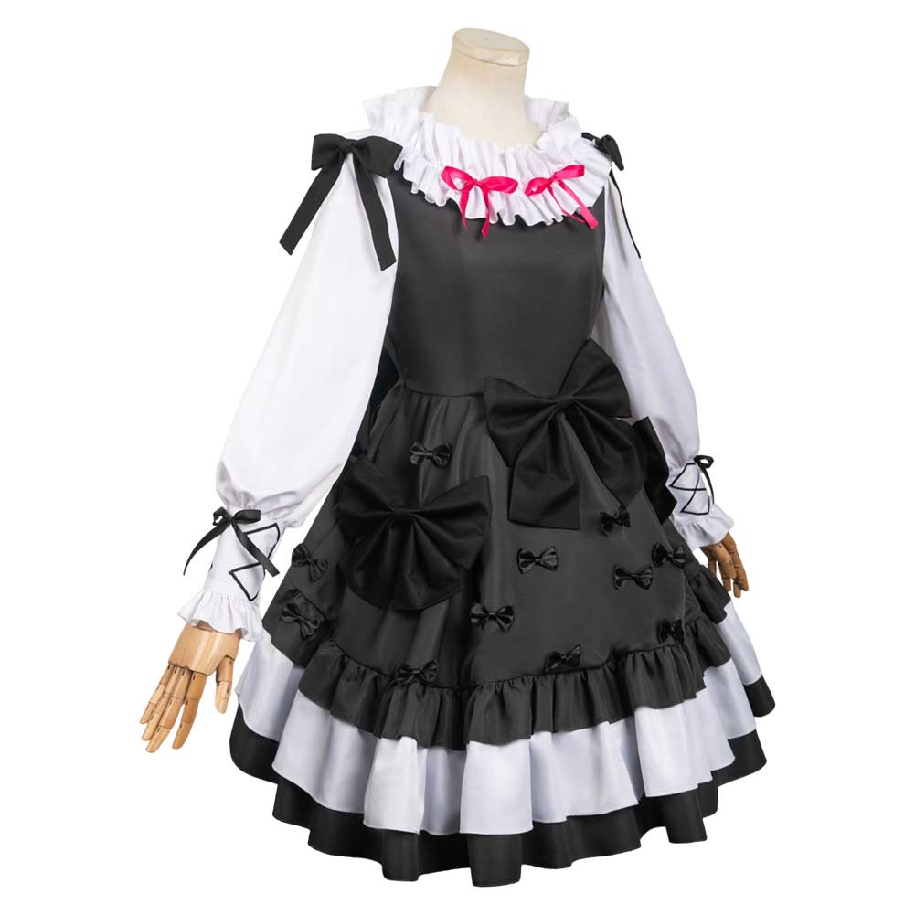 Puella Magi Madoka Magica Kaname Madoka black Dress Cosplay Costume Outfits