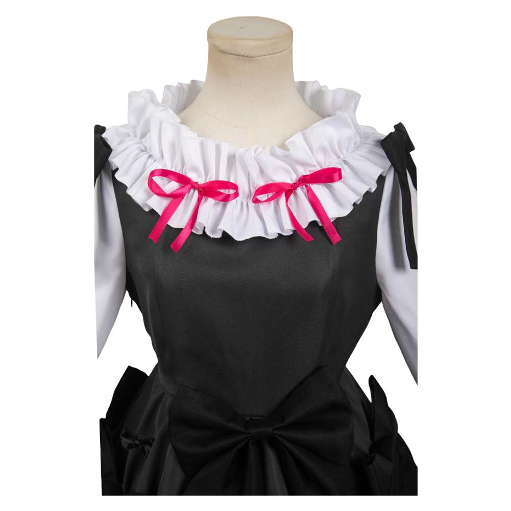 Puella Magi Madoka Magica Kaname Madoka black Dress Cosplay Costume Outfits